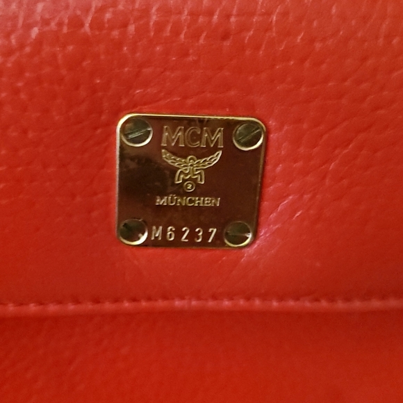 MCM Small Red Backpack - Picture 5 of 11